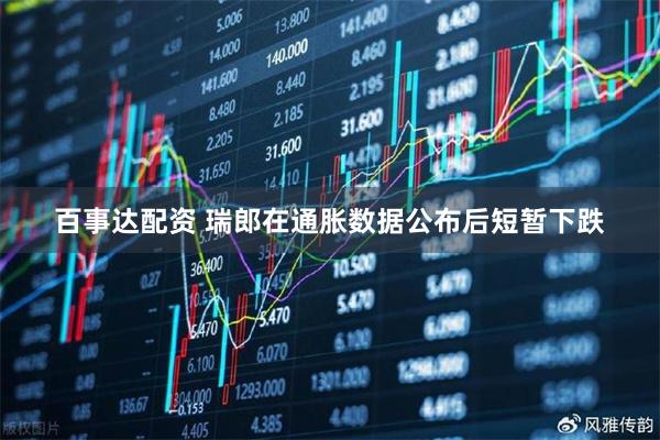 百事达配资 瑞郎在通胀数据公布后短暂下跌